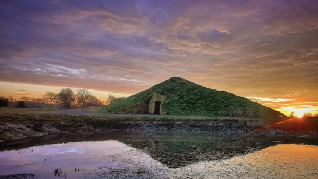 Soulton Long Barrow dusk